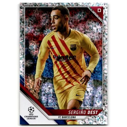 2021-22 Topps UEFA Champions League Speckle Foil #111 Sergino Dest