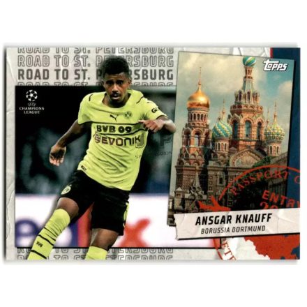 2021-22 Topps UEFA Champions League Road to St. Petersburg #RSP07 Ansgar Knauff