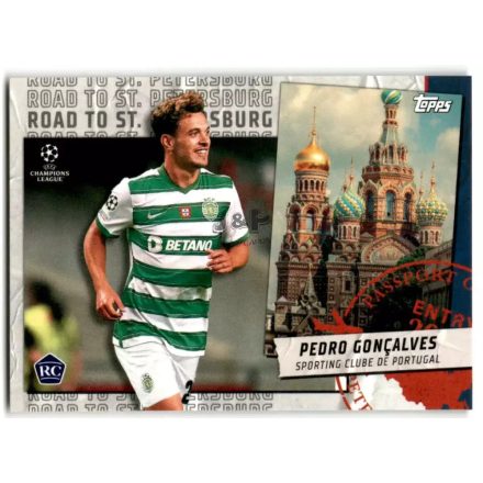 2021-22 Topps UEFA Champions League Road to St. Petersburg #RSP14 Pedro Goncalves