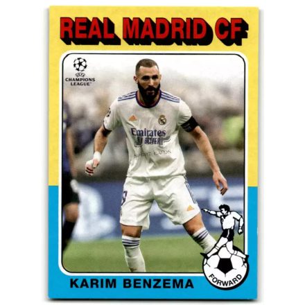 2021-22 Topps UEFA Champions League '75-76 Footballer #7501 Karim Benzema