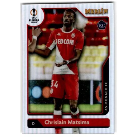 2021-22 Merlin UEFA Champions League Refractors #134 Chrislain Matsima