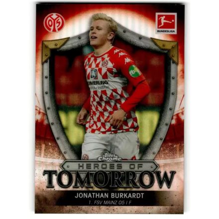 2021-22 Topps Chrome Bundesliga Heroes of Tomrorow #HTJB Jonathan Burkardt