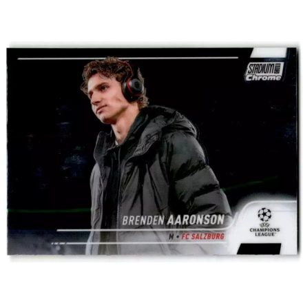 2021-22 Stadium Club Chrome UEFA Champions League #15 Brenden Aaronson