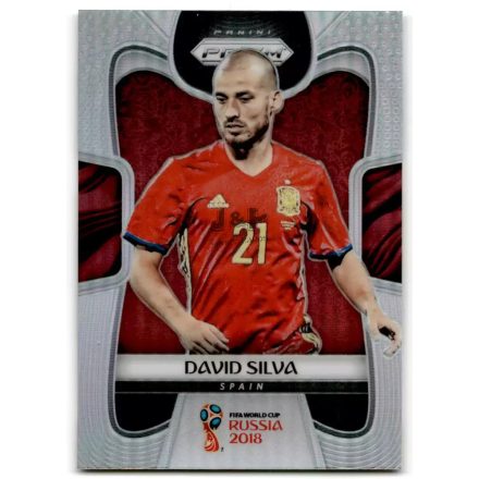 2018 Panini Prizm World Cup Prizms Silver #201 David Silva