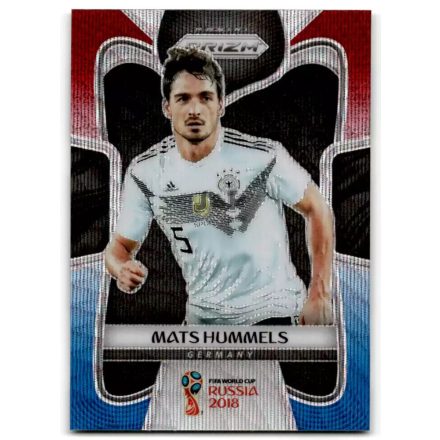 2018 Panini Prizm World Cup Prizms Red and Blue Wave #95 Mats Hummels