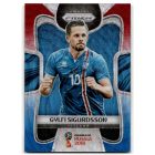 2018 Panini Prizm World Cup Prizms Red and Blue Wave #100 Gylfi Sigurdsson