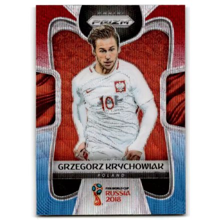 2018 Panini Prizm World Cup Prizms Red and Blue Wave #151 Grzegorz Krychowiak