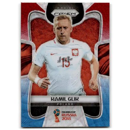 2018 Panini Prizm World Cup Prizms Red and Blue Wave #152 Kamil Glik