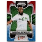 2018 Panini Prizm World Cup Prizms Red and Blue Wave #171 Fahad Al-Muwallad