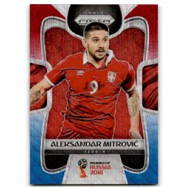   2018 Panini Prizm World Cup Prizms Red and Blue Wave #185 Aleksandar Mitrovic