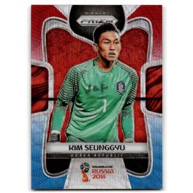   2018 Panini Prizm World Cup Prizms Red and Blue Wave #190 Kim Seunggyu
