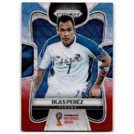 2018 Panini Prizm World Cup Prizms Red and Blue Wave #217 Blas Perez