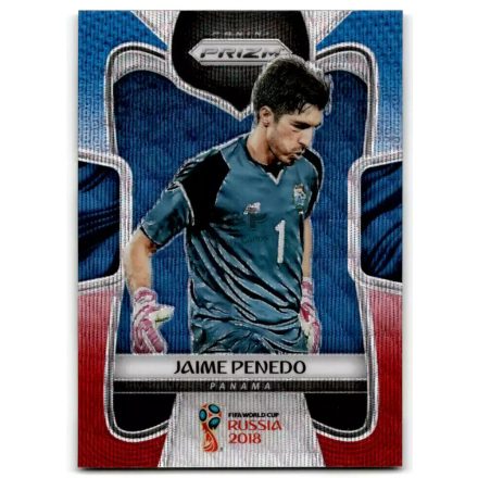 2018 Panini Prizm World Cup Prizms Red and Blue Wave #222 Jaime Penedo