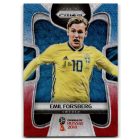 2018 Panini Prizm World Cup Prizms Red and Blue Wave #235 Emil Forsberg