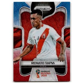  2018 Panini Prizm World Cup Prizms Red and Blue Wave #297 Renato Tapia