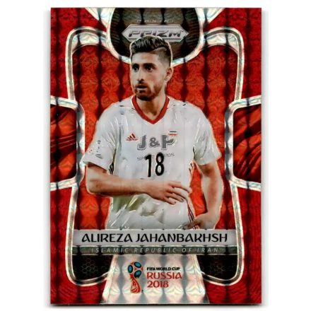 2018 Panini Prizm World Cup Prizms Red Mosaic #111 Alireza Jahanbakhsh