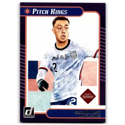 2021-22 Donruss Pitch Kings #14 Sergino Dest