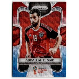   2018 Panini Prizm World Cup Prizms Red and Blue Wave #55 Abdallah El Said