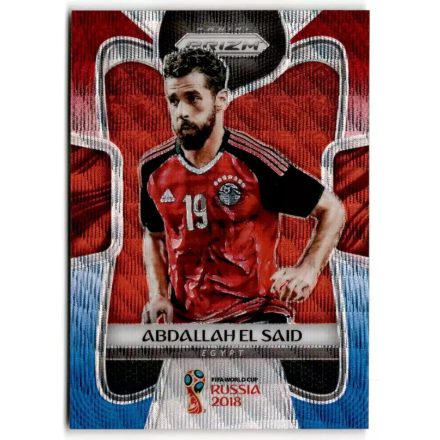 2018 Panini Prizm World Cup Prizms Red and Blue Wave #55 Abdallah El Said