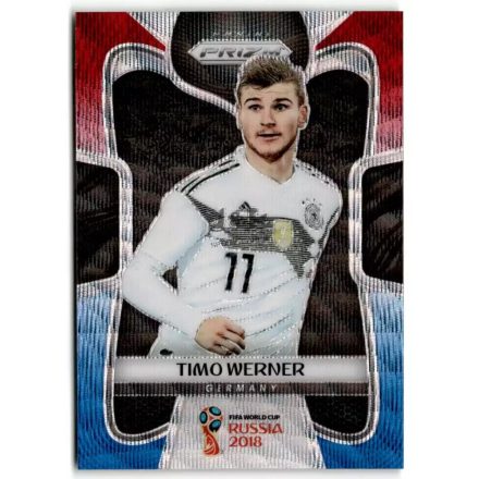 2018 Panini Prizm World Cup Prizms Red and Blue Wave #98 Timo Werner