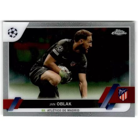 2022-23 Topps Chrome UEFA Club Competitions #107 Jan Oblak