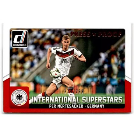 2015 Donruss International Superstars Press Proof Bronze #39 Per Mertesacker */299