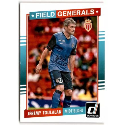 2015 Donruss Field Generals #7 Jeremy Toulalan