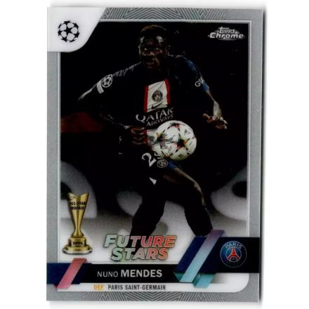 2022-23 Topps Chrome UEFA Club Competitions #26 Nuno Mendes FS