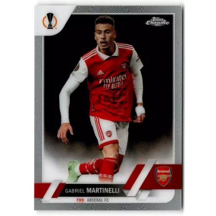 2022-23 Topps Chrome UEFA Club Competitions #57 Gabriel Martinelli