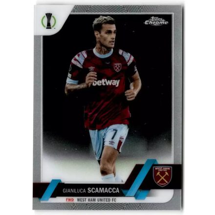 2022-23 Topps Chrome UEFA Club Competitions #94 Gianluca Scamacca