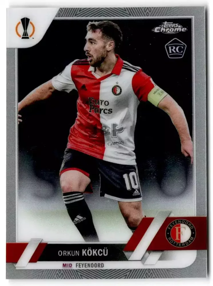 2022-23 Topps Chrome UEFA Club Competitions #151 Orkun Kokcu