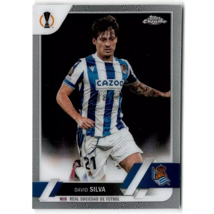 2022-23 Topps Chrome UEFA Club Competitions #154 David Silva