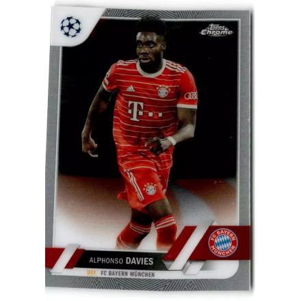 2022-23 Topps Chrome UEFA Club Competitions #162 Alphonso Davies