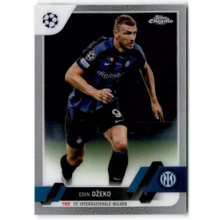 2022-23 Topps Chrome UEFA Club Competitions #192 Edin Dzeko