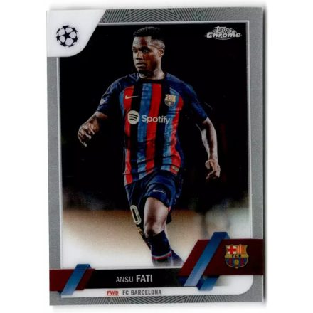 2022-23 Topps Chrome UEFA Club Competitions #193 Ansu Fati