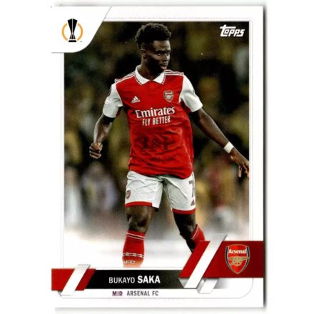 2022-23 Topps UEFA Club Competitions #25 Bukayo Saka