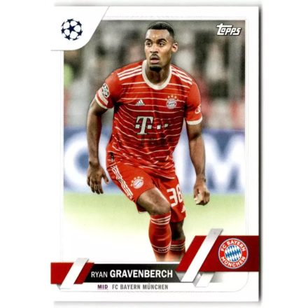 2022-23 Topps UEFA Club Competitions #120 Ryan Gravenberch