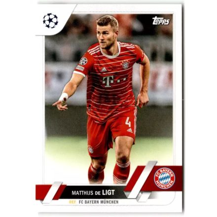 2022-23 Topps UEFA Club Competitions #161 Matthijs de Ligt