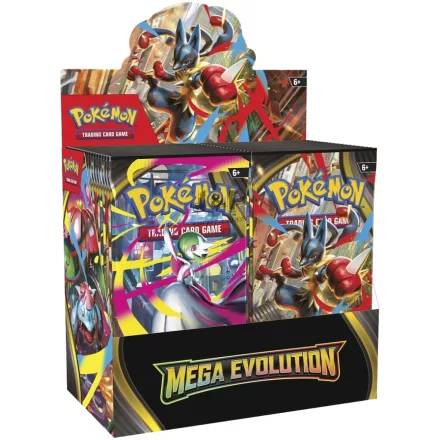 Pokémon Mega Evolution Booster display box - pokemon kártya doboz