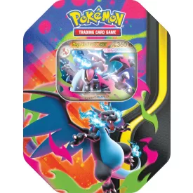 Pokémon TCG: Mega Charizard Tin Mega Charizard X fémdoboz