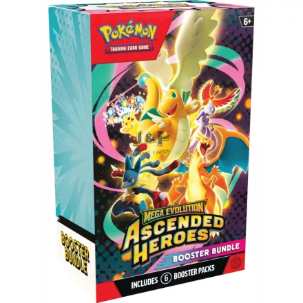 Pokémon Mega Evolution - Ascended Heroes Booster Bundle (6 booster)
