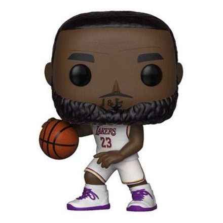 FUNKO POP! NBA Basketball: LeBron James White Uniform (Lakers) - műanyag figura