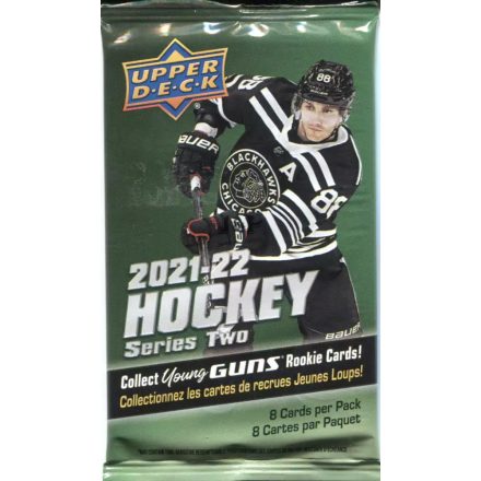 2021-22 Upper Deck Series 2 Hockey retail Pack hokis kártya csomag