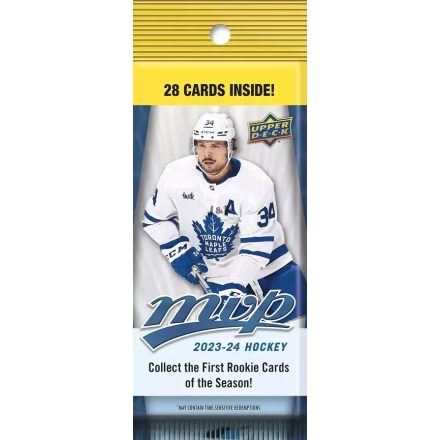 2023-24 Upper Deck MVP Hockey Cello Jumbo Value Fat Pack hokis kártya csomag