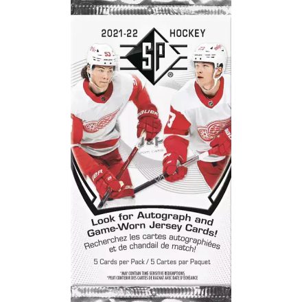 2021-22 Upper Deck SP Hockey BLASTER Pack hokis kártya csomag