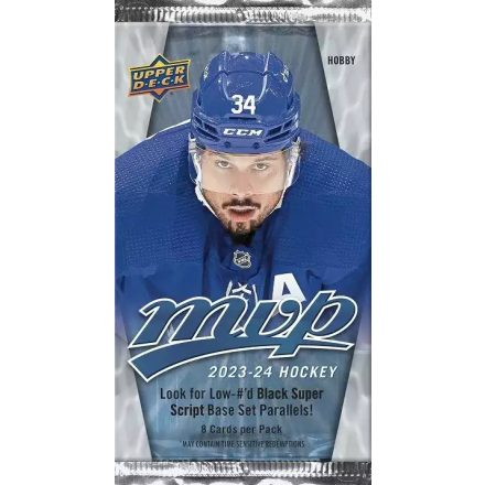 2023-24 Upper Deck MVP Hockey Hobby Pack hokis kártya csomag