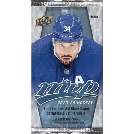 2023-24 Upper Deck MVP Hockey Hobby Pack hokis kártya csomag