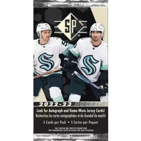   2022-23 Upper Deck SP Hockey BLASTER Pack hokis kártya csomag
