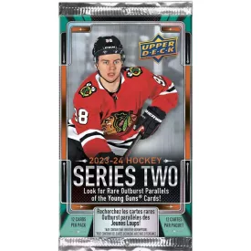 2023-24 Upper Deck Series 2 Hockey MEGA Pack hokis kartya csomag