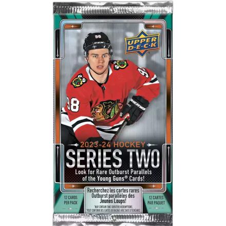 2023-24 Upper Deck Series 2 Hockey MEGA Pack hokis kartya csomag